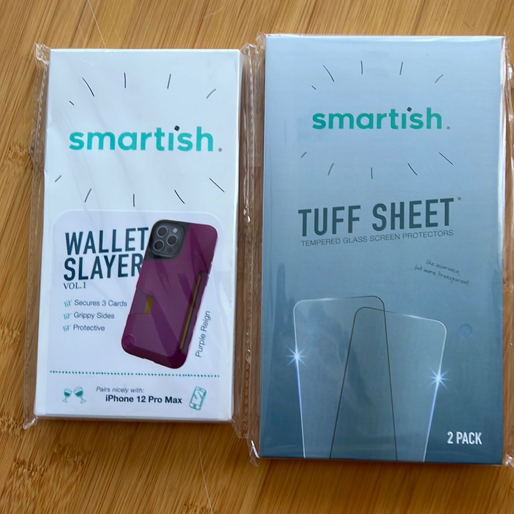 iPhone 12 Pro Max Smartish case and screen protector